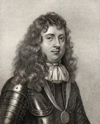 Edward Montagu, engraved by Bocquet, illustration from 